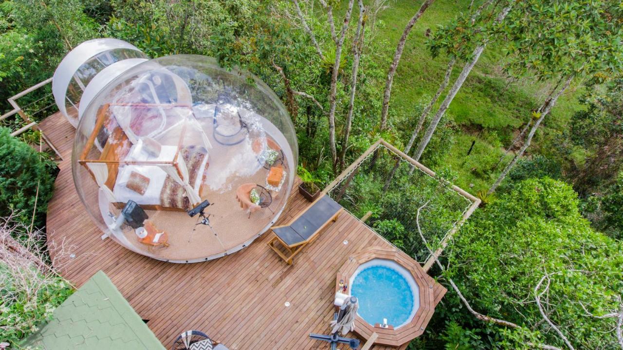 Hotel BubbleSky Glamping Guatapé Exterior foto